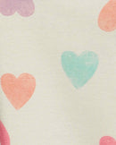 Kit body bebê 4 peças borboletas e corações multicor | Carter's