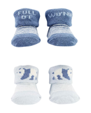 Kit meia bebê 2 pares listrado panda multicor |